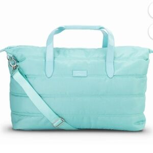 IFLY weekender mint green duffel bag trolley strap carryon Packable
